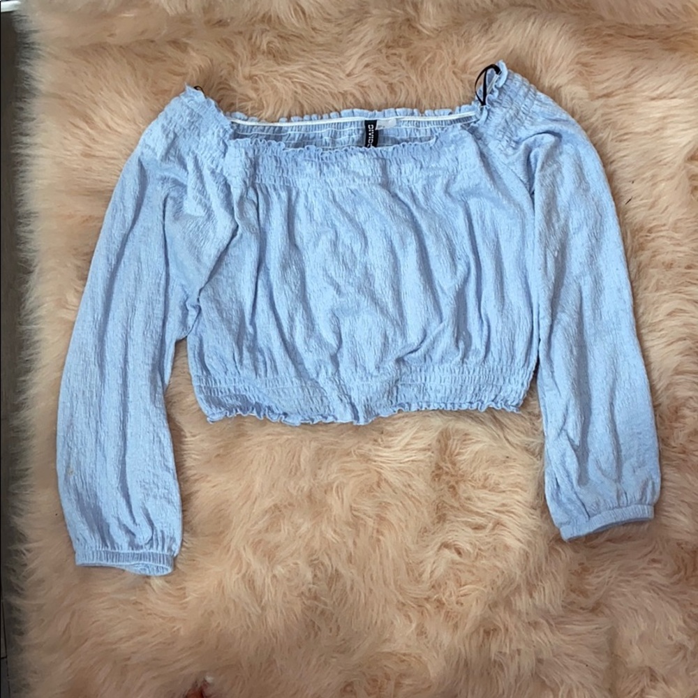 Cropped h&m off the shoulder long sleeve - Picture 1 of 1
